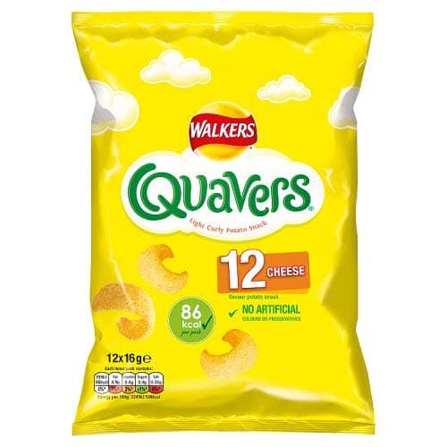 Walkers Quavers Cheese 14 Pack 240g