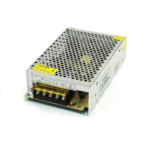 DHRUV-PRO 12V 5A 60W DC Switching Switch Power Supply for LED Strip, CCTV (Silver)