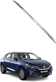 Car Dicky/Diggi/Boot Garnish Chrome Stainless Steel Suitable for Nexa Baleno 2015 Onward