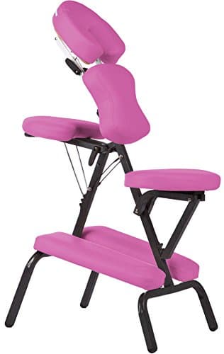 Foldable Portable Massage Chair in Pink