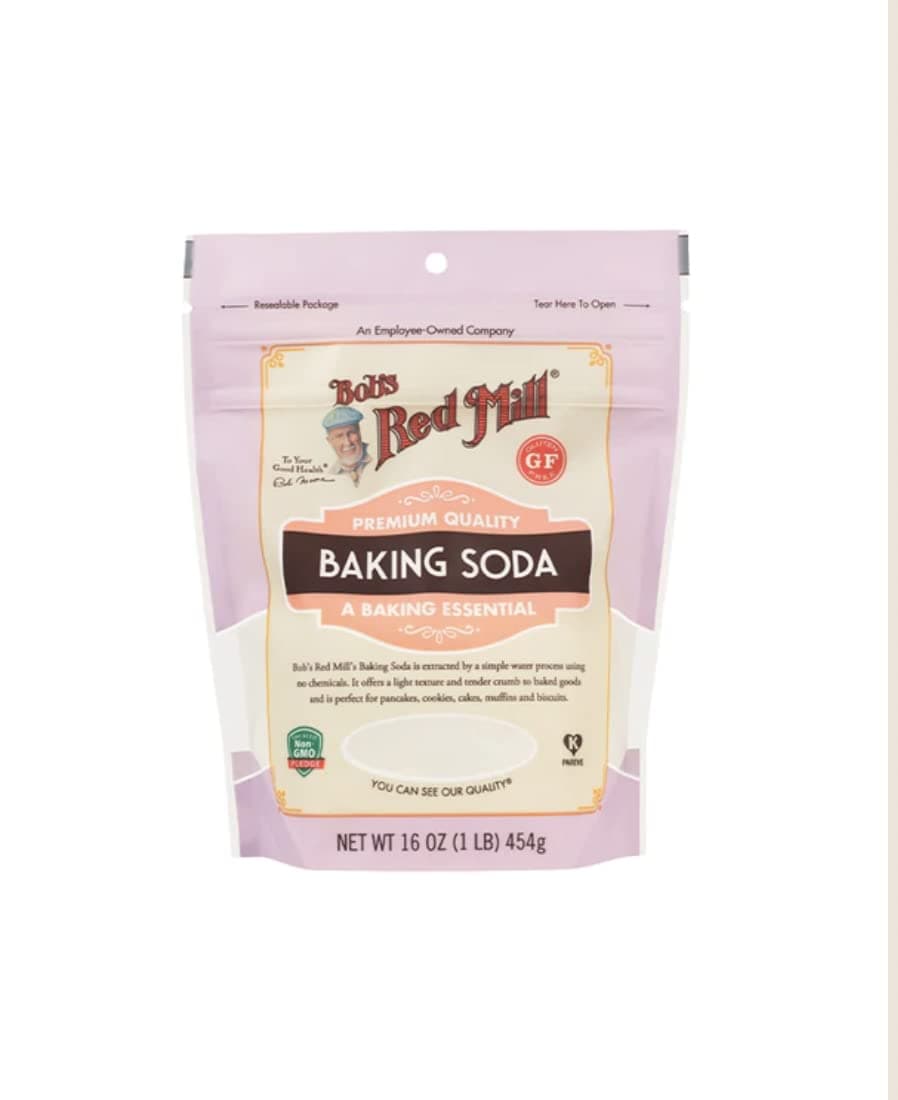 (2 Pack) - Bobs Red Mill - G/F Aluminium Free Baking Soda | 450g | 2 Pack Bundle