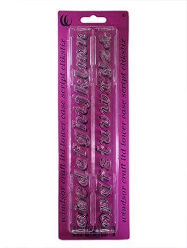 Clikstix Script Lower Case Letters for Cake Decoration