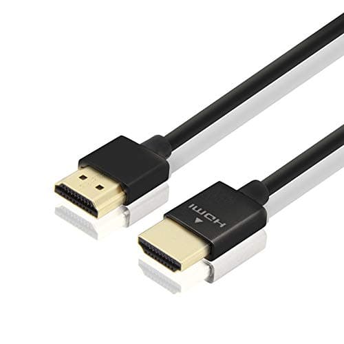 Ysimda Ultra Slim Flexible Series Redmere Active Metallic Shell HDMI 2.0 A to A High-Speed Cable, 15ft, 18G, Supports Ethernet, 3D, 4K and Audio Return
