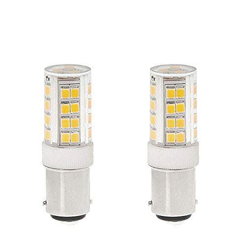 Ba15d B15 LED Bulb Daylight Sewing Machine Light Bulbs 6000k Pack of 2 Pieces AC 110v 120v