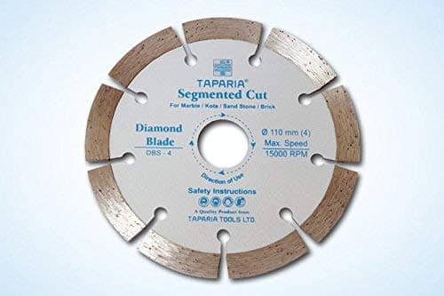 Taparia DBS-4 110Mm Diamond Cutting Blade Segmented Cut - 1 piece