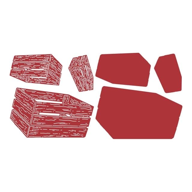 Bodacon Rustic Store Arrival 2022 Metal Cutting Dies Scrapbook Diary Decorate Embossing Template DIY Greeting Card Handmade - (Color: Y2292-Dies)