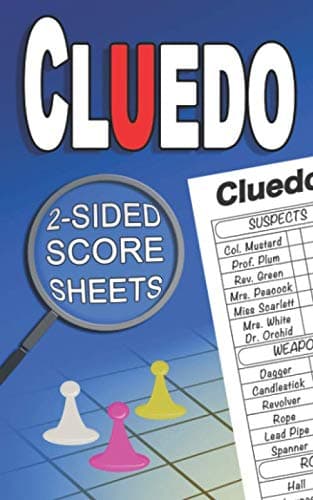 Cluedo Two Sided Score Sheets: Refills for both Dr. Orchid and Mrs. White