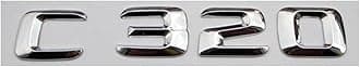 3d Chrome Car Letters For C63 C180 C200 C220 C260 C300 W205 W204 W203 Trunk Emblem Logo Stickers Accessories(C320)