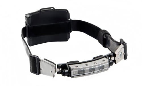 480-009S Discover Tasker S LED Helmet Light/Headlamp with Silicone and Elastic Strap, 120 Lumens by FoxFury