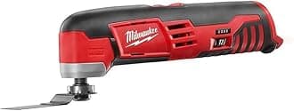 2426-20 M12 12 Volt Redlithium Ion 20,000 OPM Variable Speed Cordless Multi Tool with Multi-Use Blade, Sanding Pad, and Multi-Grit Papers (Battery Not Included, Power Only)