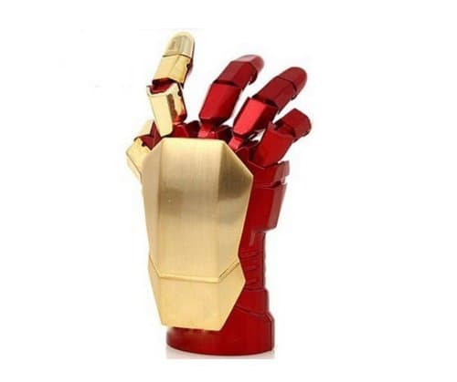Fungee MARVEL AVENGERS USB FLASH DRIVE 32GB IRON MAN 3 MARK 42 HAND LED NEW(left or right hand shipping randomly）