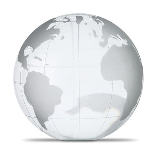 eBuy GB Glass Globe Paperweight, Medium