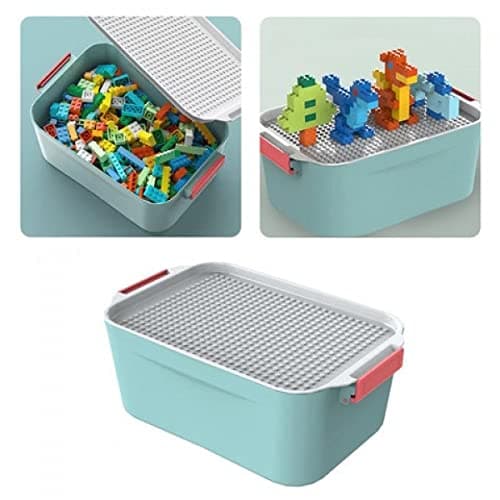 Tickle Tums Plastic Storage Box With Block Plate, 26 Centimeters, 20 Centimeters, 12 Centimeters, Multicolor