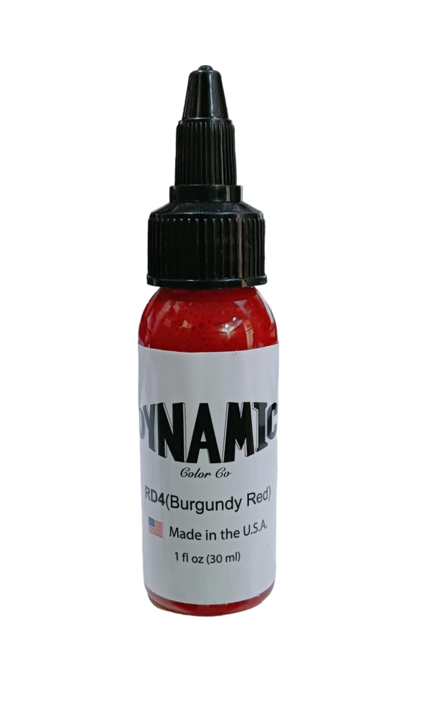 Dynamic Permanent Tattoo Ink 1oz (Burgundy Red)