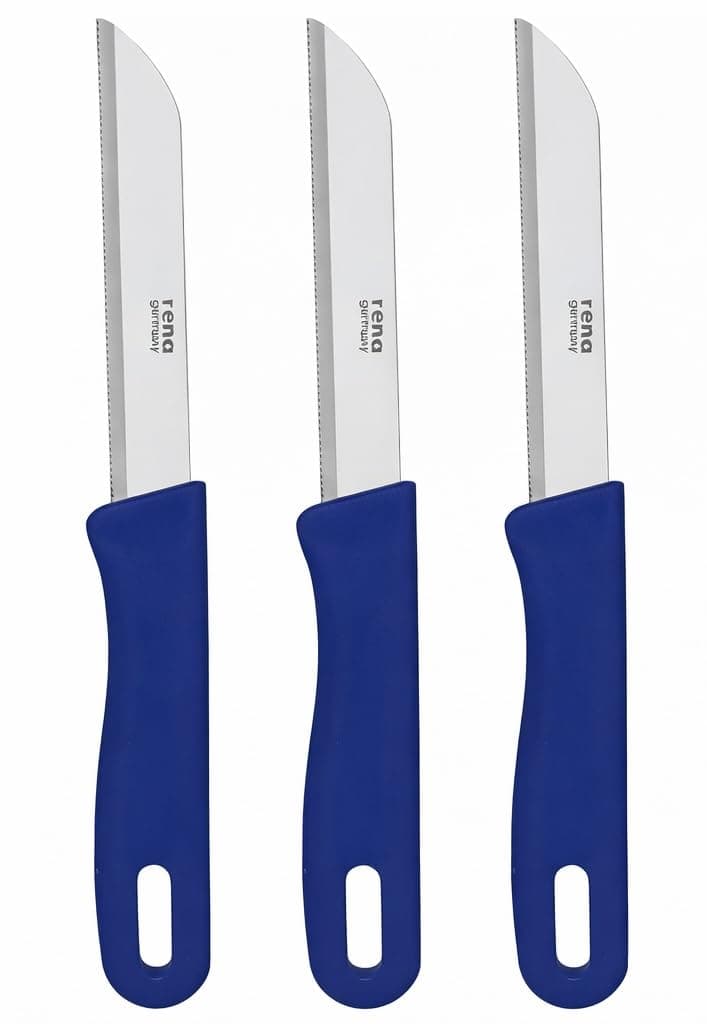 Rena Germany 3 Piece Set of Fruit/Vegetable Kitchen Knives