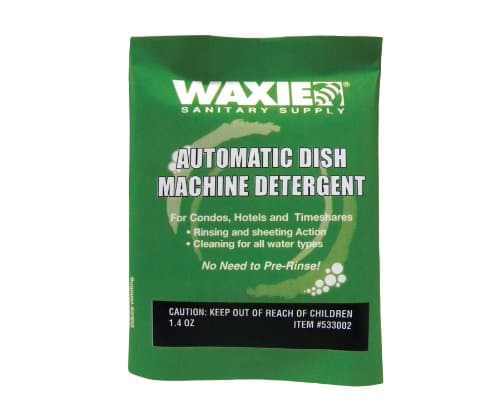 Waxie 322100-60 Automatic Dish Machine Detergent, 1.4 oz. Packet (Case of 100)