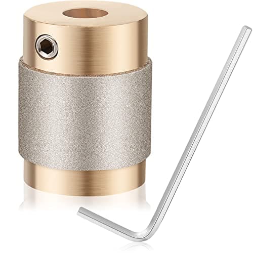 Glass Grinder Bits, Stained Glass Drill Bits, Stained Diamond Grinder Bit Head Tools, Stain Tools and Supplies(1 Piece,1 Inch)