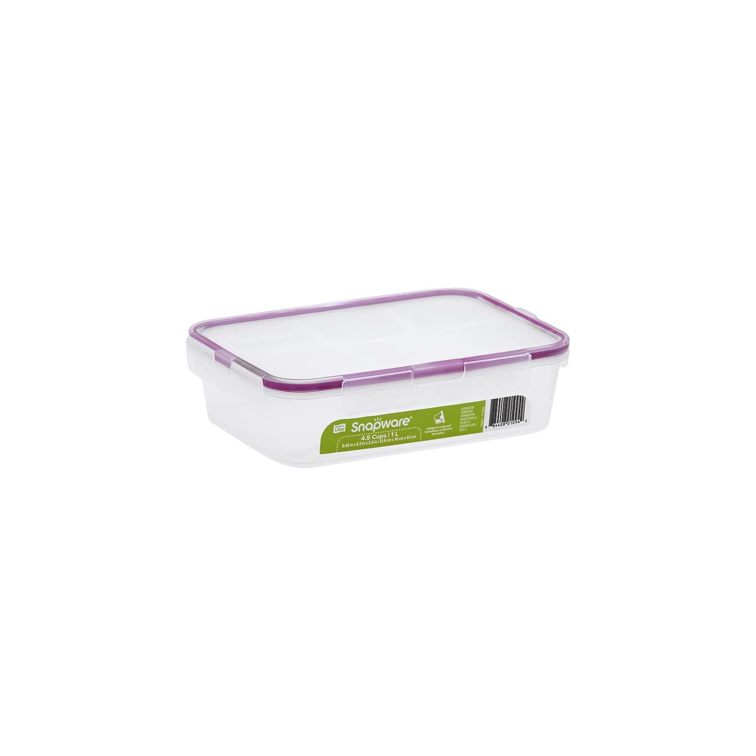 Snapware 4.5 cup Clear Food Storage Container 1 pk