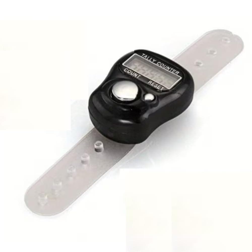 Mini Hand Tally Counter Finger Ring Digital Electronic Head Count,Japa Counter Counting Machine For Mantra Jap And Cricket Umpire And Various Counting Purpose Small (Color May Vary)