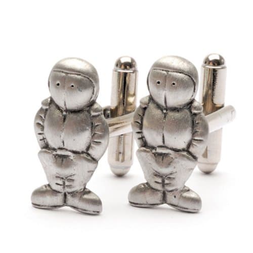 Jim Bamber Pit Crew Pewter Stig Cufflinks