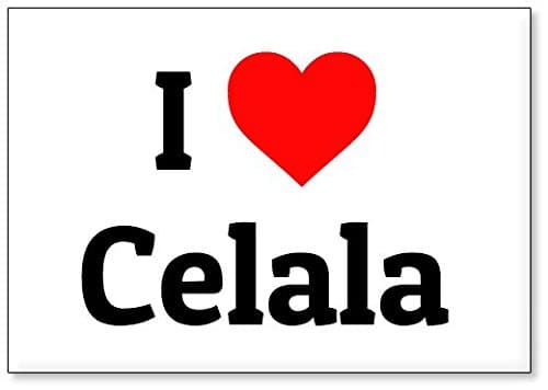 I Love Celala, Fridge Magnet (Design 1)