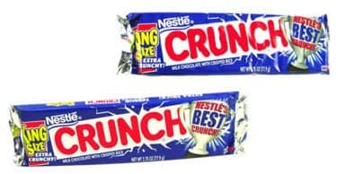 Nestle Crunch Bar, King size, 2.75 oz, 24 count
