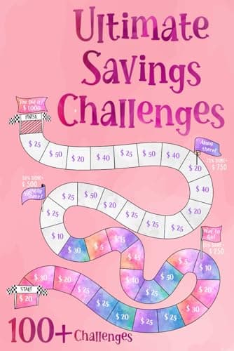 LIZIHAO Ultimate Savings Challenges Book: Unique and Interactive Money Saving Challenge Book with Variety of Saving Challenges from $50 to $20000 | Daily, Weekly Cash Savings Tracker