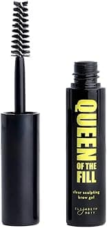 Elizabeth Mott Queen of the Fill Clear Sculpting Brow Gel - Clear Eyebrow Setting Gel to Groom, Sculpt, Shape Brows for Smooth Long-Lasting Hold, 3g