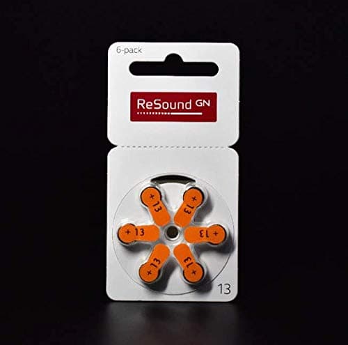 Resound GN hearing aid battery Size 13 (PR48) (1 Packet = 6 batteries)