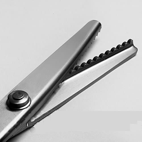 Button of Utopia Ultra Sharp 9 Inch Fabric Pinking Shears Scissors (Princess Crown)