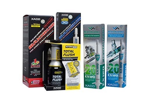 XADO Kit SUV for Automatic Transmission - Engine, Power Steering, Transmission, Fuel Additives Bundle