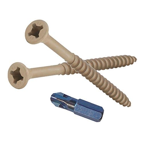 5# 9x2-1/2" Tan Exterior Screws
