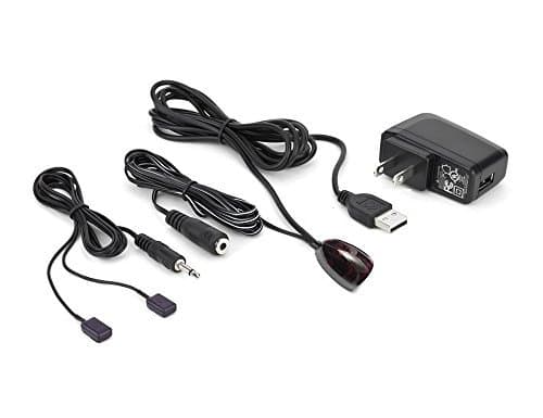 Inteset USB IR Repeater- Extender- Receiver with 2-Head Emitter and Power Supply for Cable Boxes, STB's & A/V Devices