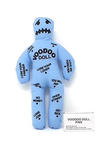 Noveltees Company Voodoo Doll, Blue