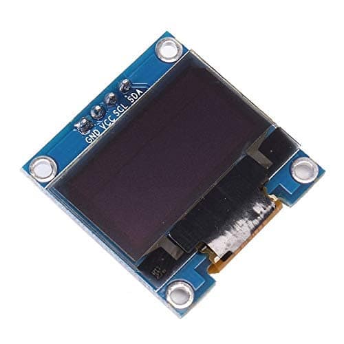 Robotbanao 0.96 Inch (2.44 cm) I2C/IIC Interface OLED 4 Pin Display Module 128x64 Resolution - Blue - Pack of 1