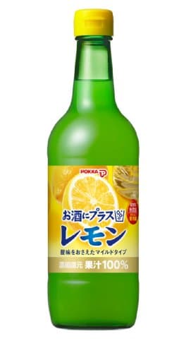 Plus lemon 540ml in Pokka Sapporo sake