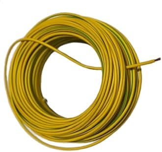 4 m Battery Cable H07V-K 16 mm² Power Cable Yellow-Green Vehicle Cable Core Cable