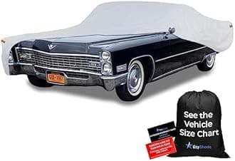 EzyShade 10-Layer Waterproof Sports Car Cover. See Vehicle Size-Chart for Accurate Fit. All Weather Outdoor Covers. Thunderbird Impala Grand Fury Classic Cars. Sun Snow Rain. Size C7 (See SizeChart)