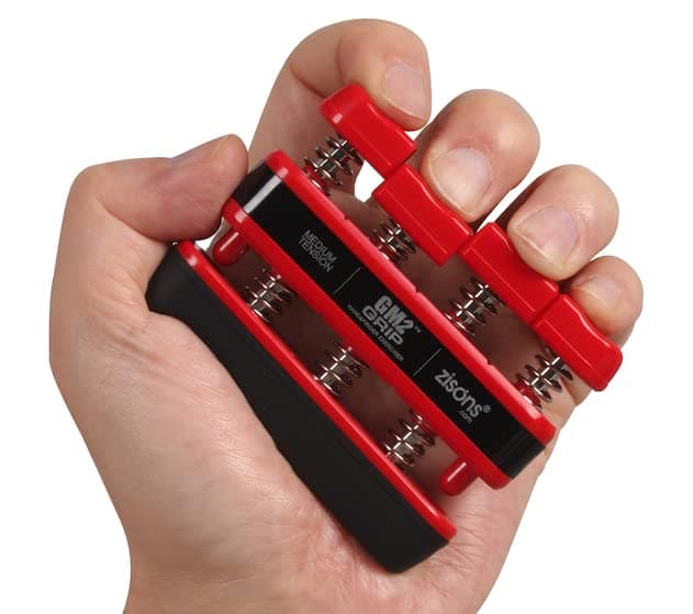 - Grip Exerciser, Hand Exerciser, Finger Exerciser. 9lb(Black) 7lb(Red) 5lb(Blue)