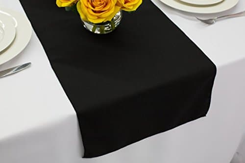 Wedding Table Runners 14 x 72 inch (Black)