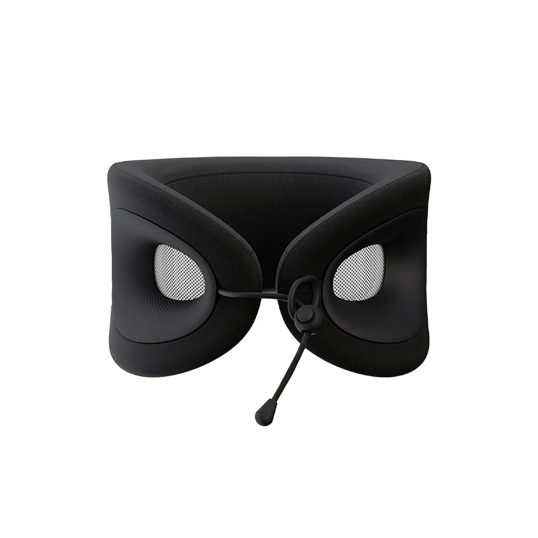 Evolution X Travel Essential Neck Pillow - Memory Foam Body Positioner - Perfectly Contours to 11-21 Inch Necks - Three Ways to Adjust for Ultimate Comfort on Long Flights - Diamond