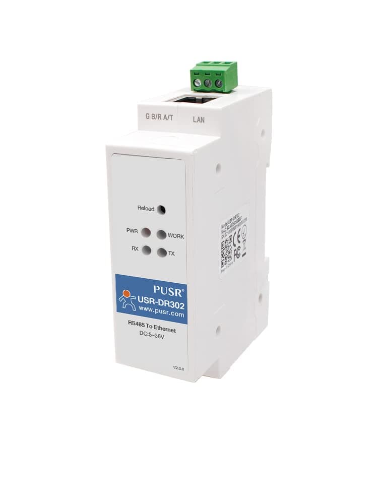 DR302 DIN Rail Modbus Gateway Modbus RTU to Modbus TCP RS485 to Ethernet Converter