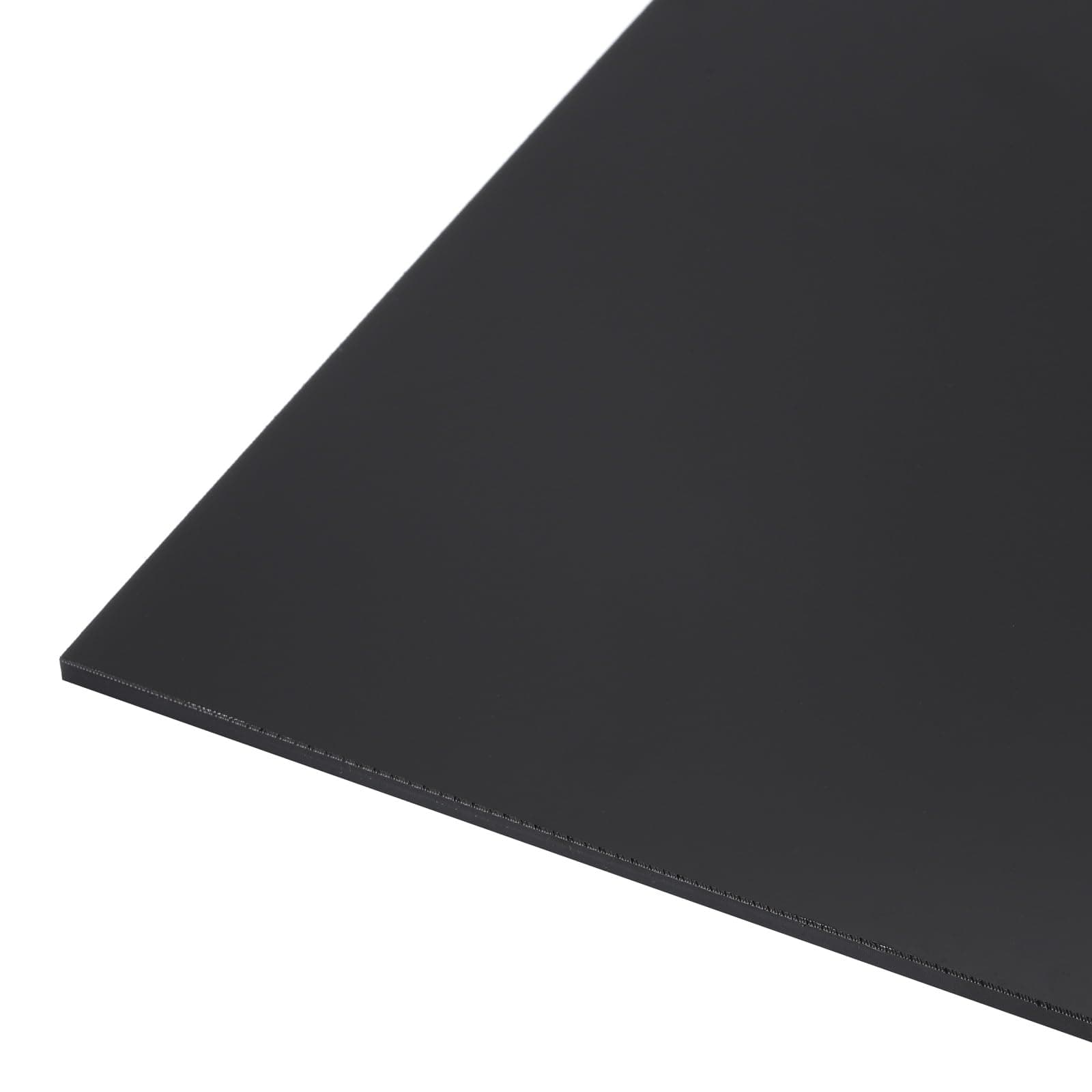 12" x 12" x 1/8" HDPE Plastic Sheet, High Density Polyethylene Sheet Cutting Board Black Solid Block, [for DIY, Home Floor]