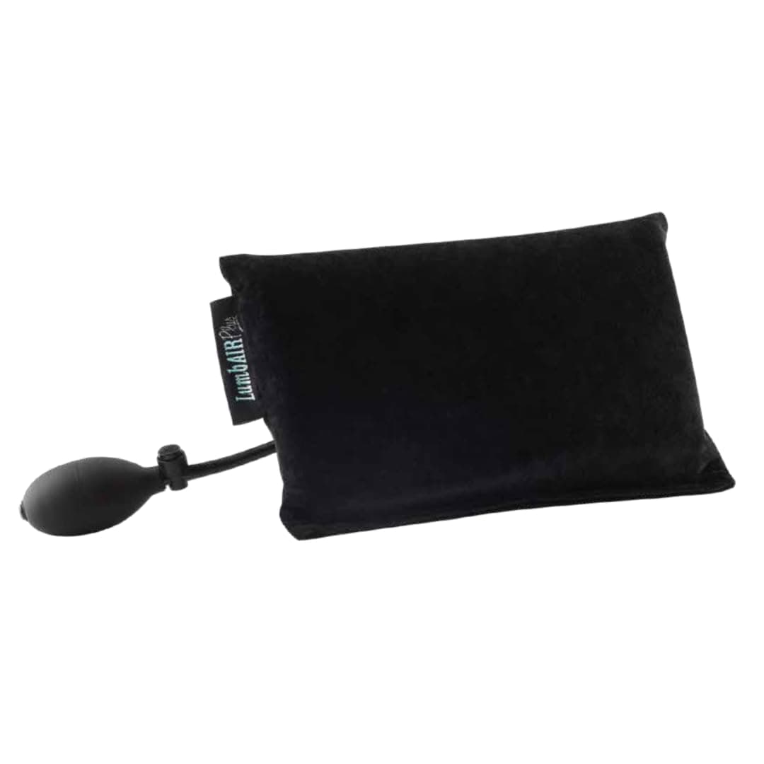 (Black) - LumbAir Plus Adjustable Back Support