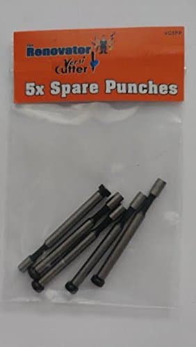 Versi Cutter Punch Pack - 5 Replacement Case Hardened Steel Punches For Your Versi Cutter by Renovator