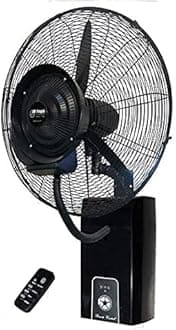 FengdaWall Mounted Heavy Duty Mist Fan Water Outdoor Cooler Air Cooler Water Mist Fan Water Humidifier Spray Fan Water Fan Special for Garden, Workshop, Factory, Poultry farm etc. (FDW10C P/N 26WL)