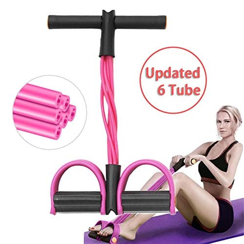 Autbye Multi-Function Tension Rope Band & Pedal Puller Resistance Band, Elastic Pull Rope Fitness for Abdomen/Waist/Arm/Yoga Stretching Slimming Training,for Home Gym Equipment