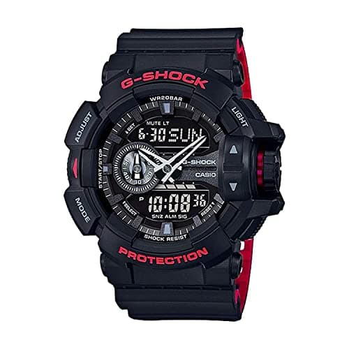 G-Shock Casio GA-400HR Black/Red Layer Series - Black/One Size