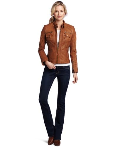 Michael Michael Kors Women's Zip Front Leather