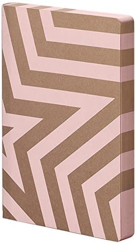 Nuuna Graphic L"Superstar" Jeans Label Material Notebook - Rose/Grey